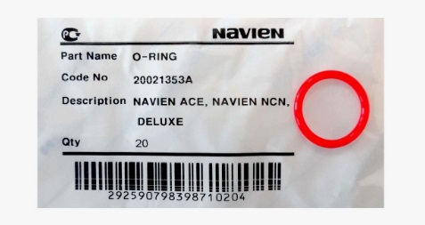 картинка Уплотнительное кольцо "Navien" O-ring  (20021353А) от магазина Евродом