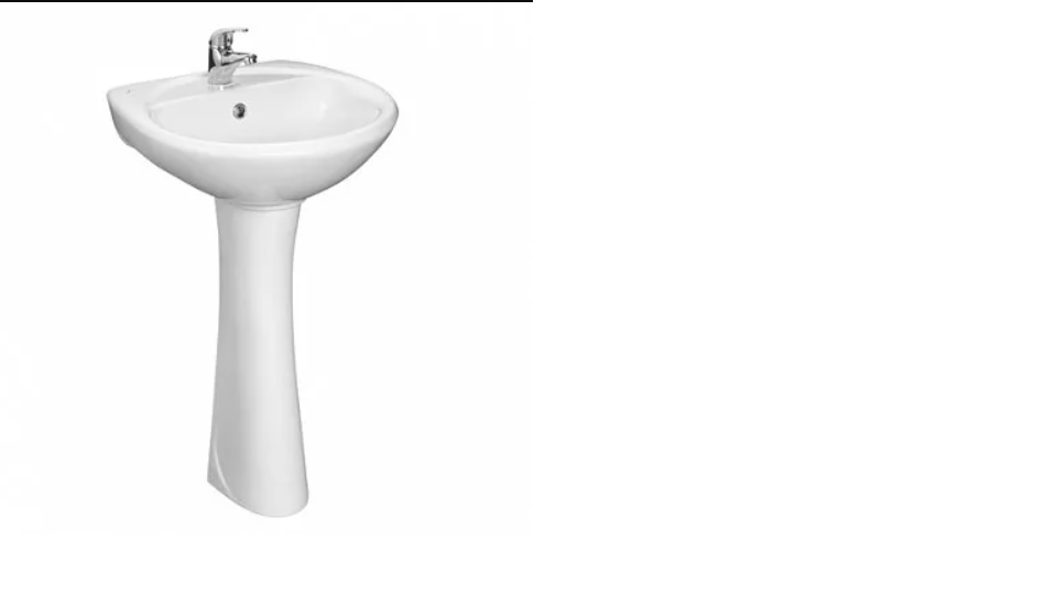 картинка Умывальник Соната белый с отверстием от магазина Евродом