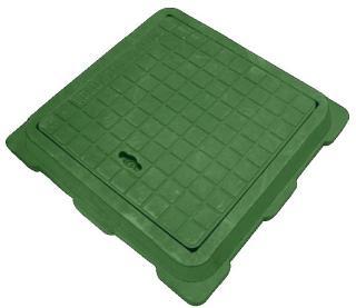 картинка Люк квадратный мини 400х400 Зеленый от магазина Евродом