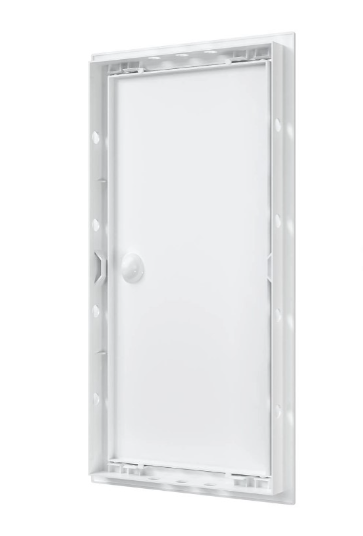 картинка Люк-дверца Эра белая ревизионная с фланцем 218х418 с ручкой от магазина Евродом