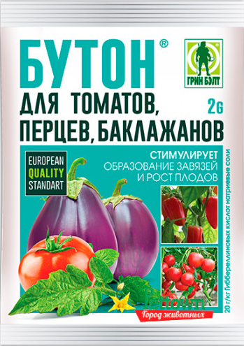 картинка Бутон+ томат, перец, баклажан 2г стимулятор плодообразования от магазина Евродом