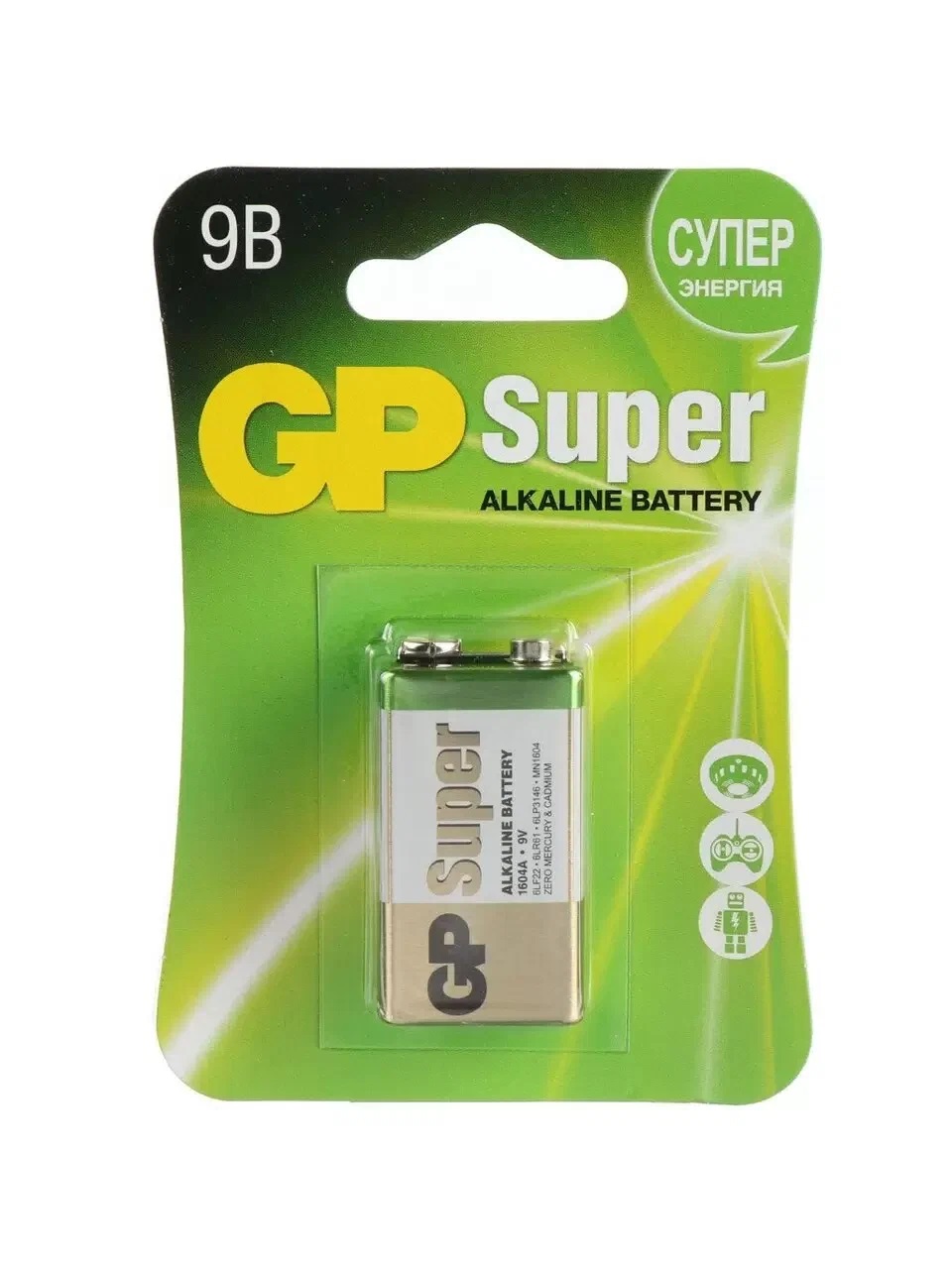 картинка Элемент питания 6LR61 Alkaline GP от магазина Евродом