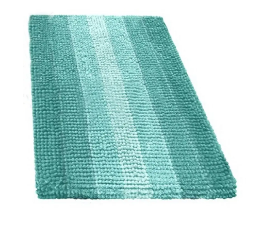 картинка Коврик для ванной 1 предм. SHAHINTEX MULTIMAKARON 50х80 см бирюза от магазина Евродом