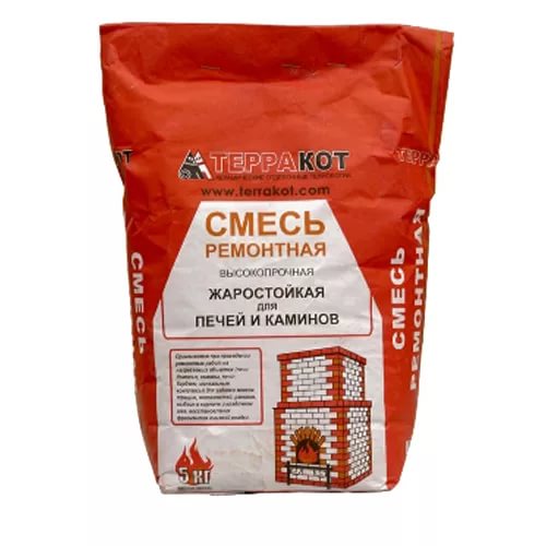 картинка Смесь ремонтная жаростойкая 5кг.Терракот от магазина Евродом