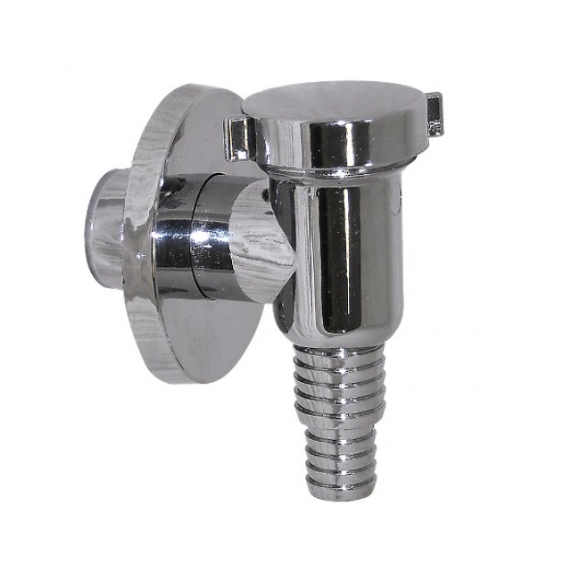 картинка Сифон для стиральной, посудомоечной машин, пластик хром TIM от магазина Евродом