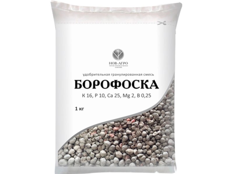 картинка Борофоска 1кг гранулированная удобрительная смесь от магазина Евродом