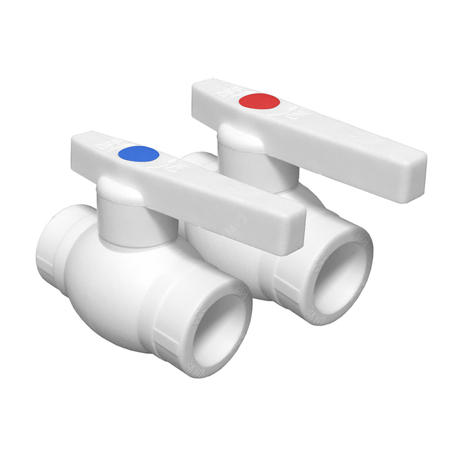 картинка Кран шаровой Standard мини Ø20 PRO AQUA Белый (1/60) от магазина Евродом