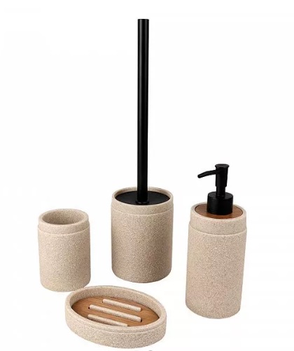 картинка Стакан для зубных щеток Zenfort коллекция "Дюна", полирезина от магазина Евродом