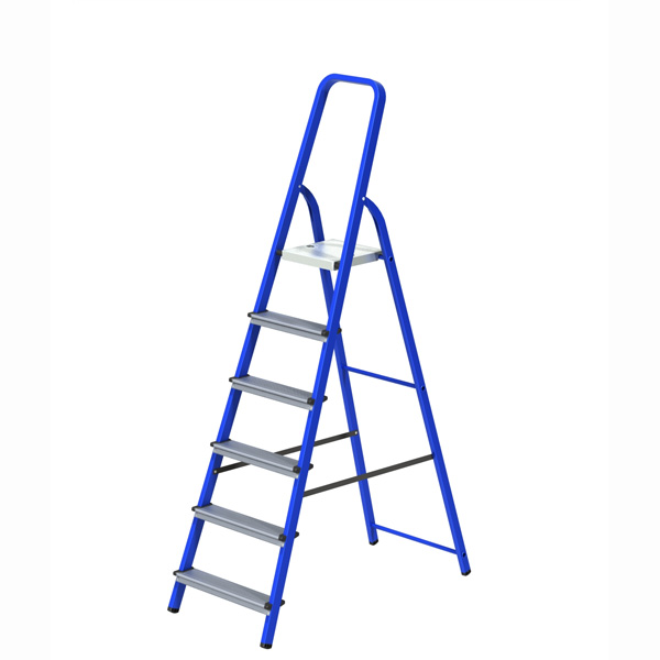 картинка Стремянка стальная 6 ступеней Энкор от магазина Евродом