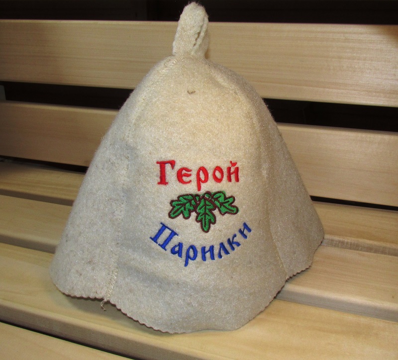 картинка Шапка банная "Герой парилки" от магазина Евродом