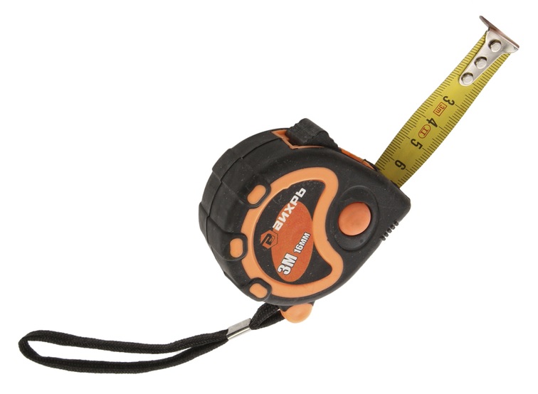 картинка Рулетка Вихрь 3м х16мм от магазина Евродом