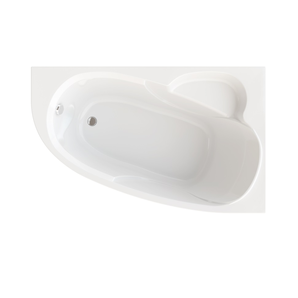 картинка Ванна акриловая Николь 160 левая+каркас от магазина Евродом