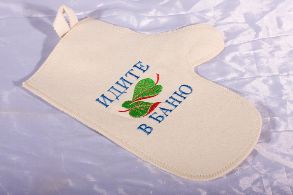 картинка Рукавица для бани "Идите в баню" от магазина Евродом