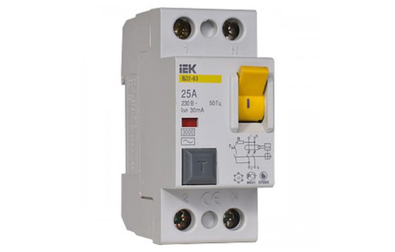 картинка УЗО ВД1-63 2Р 25А 30мА ИЭК от магазина Евродом