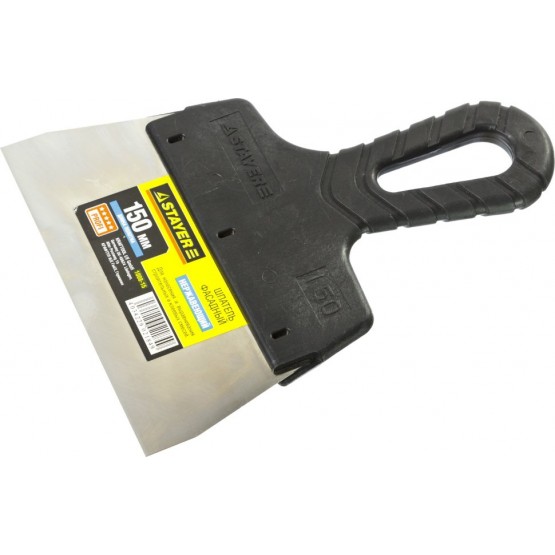 картинка Шпатель, лезвие нержавеющая сталь, пластиковая ручка 150 мм от магазина Евродом