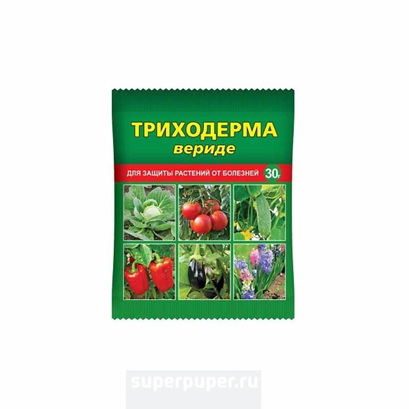 картинка Триходерма вериде 30 г защита растений от болезней от магазина Евродом