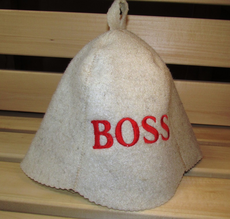 картинка Шапка банная "BOSS" от магазина Евродом