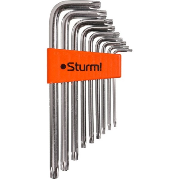 картинка Набор ключей TORX 9шт длинные 11045-04-9x9-TL Sturm! от магазина Евродом