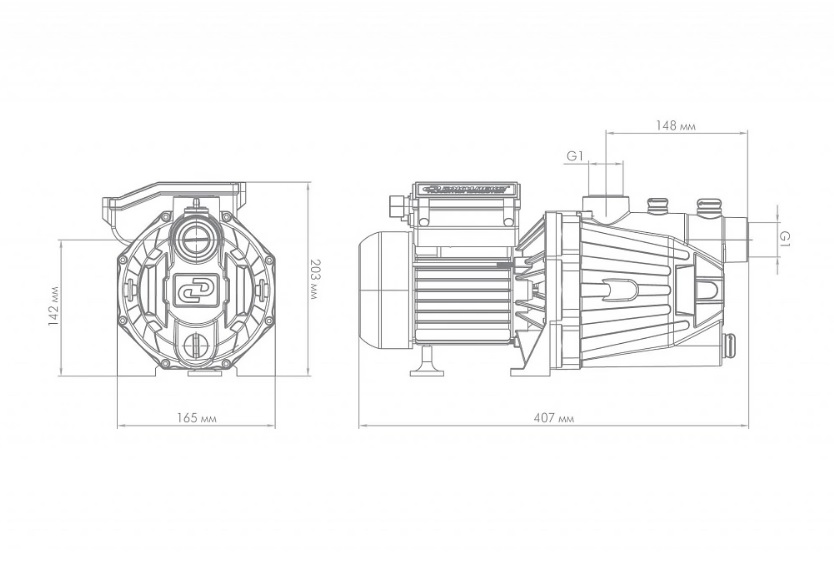 картинка Насос поверхностный Джилекс Джамбо 60/35П от магазина Евродом
