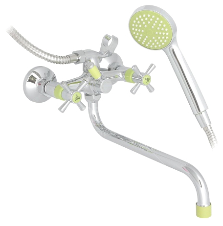 картинка Смеситель FRUD ванна ЗЕЛЕНЫЙ изл 7130s 22118-6R от магазина Евродом