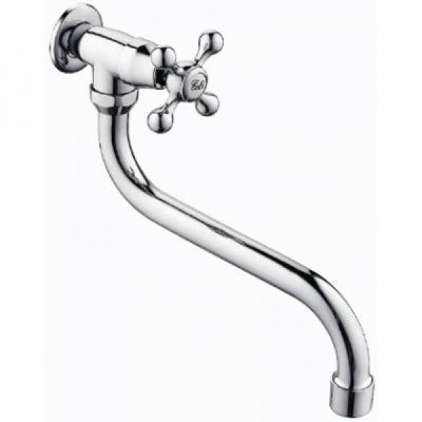 картинка Смеситель FRAP для кухни СТЕНА Крест МОНО 4808 от магазина Евродом