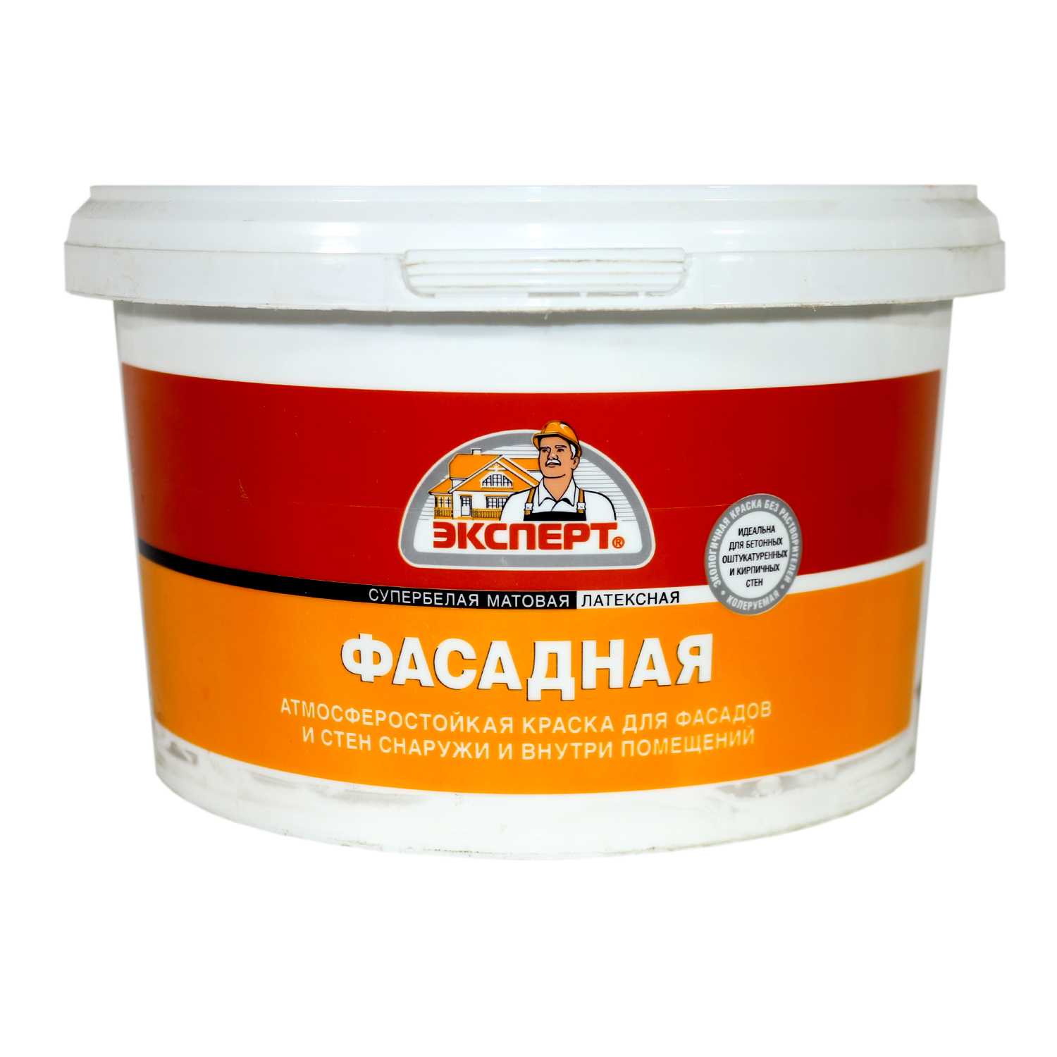 картинка Краска в/д ЭКСПЕРТ фасадная с/б  7кг от магазина Евродом