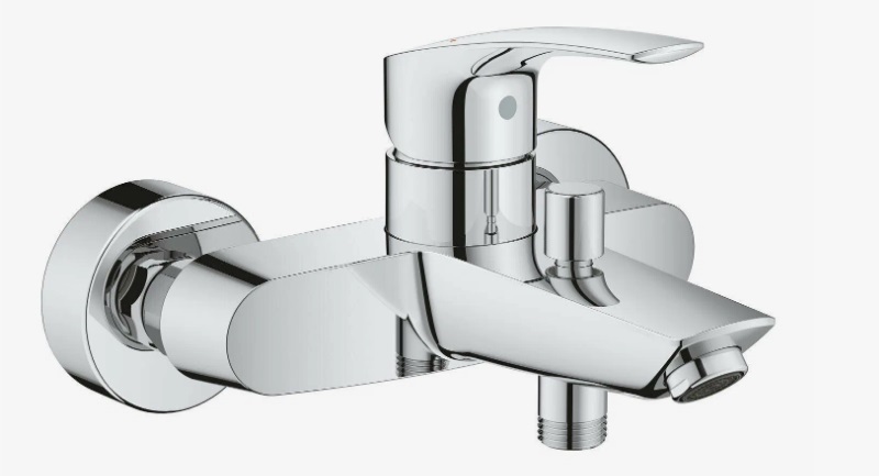 картинка Смеситель GROHE для ванны Eurostyle 1-рыч. хром 33591001 от магазина Евродом