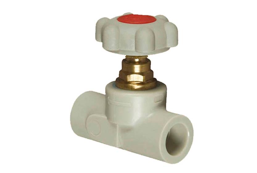 картинка Вентиль запорный Ø40 PRO AQUA Серый (10) от магазина Евродом