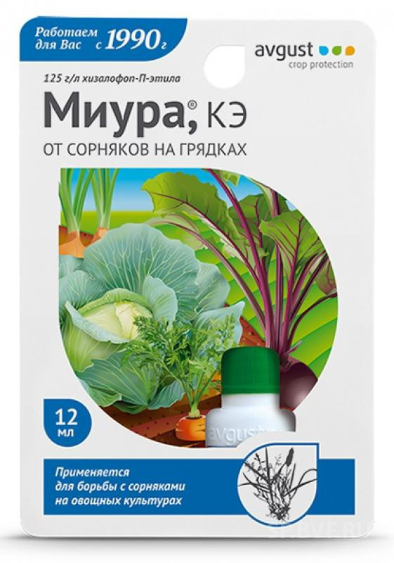 картинка Миура 12мл препарат от сорняков Август от магазина Евродом