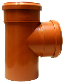 картинка НК Тройник 160/160/90 (красная) Flextrone от магазина Евродом