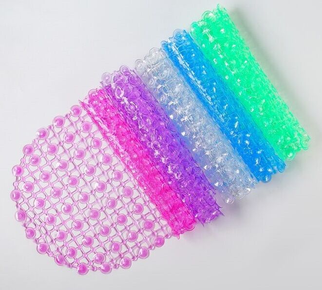 картинка Коврик противоскользящий в ванную СПА "Радуга" 35х65 см, Доляна от магазина Евродом