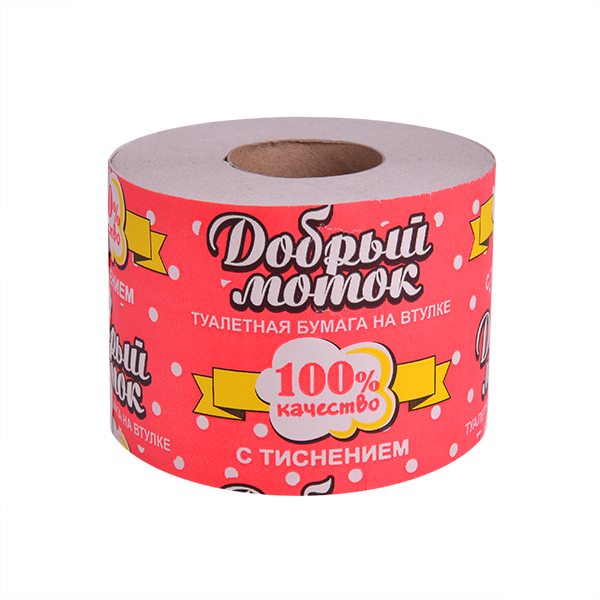 картинка Бумага туалетная со втулкой Добрый моток макси 45 м (Бобрешов) от магазина Евродом