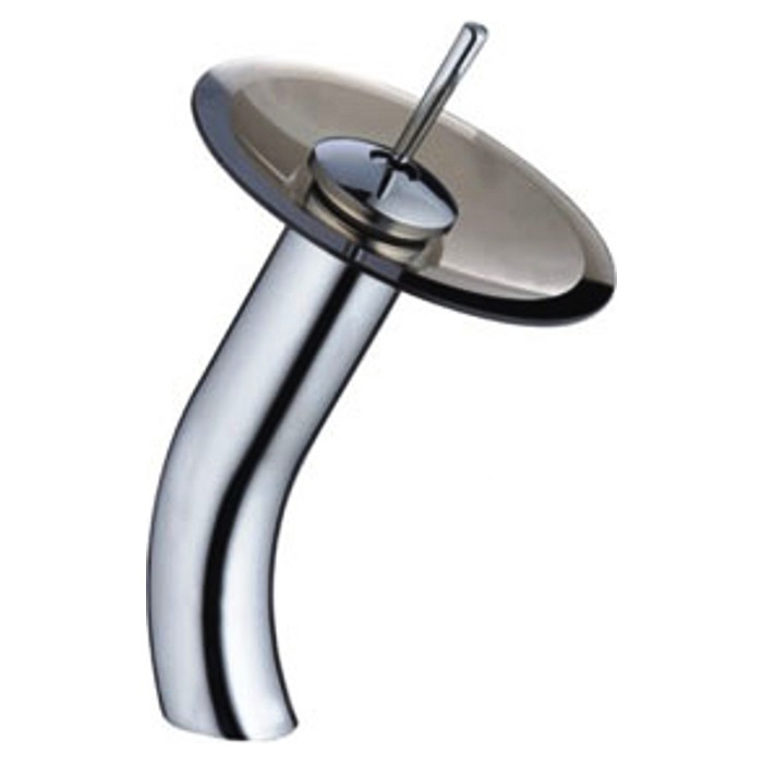 картинка Смеситель FRAP тюльпан Ф40, коричневое стекло от магазина Евродом