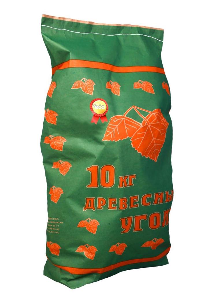 картинка Уголь древесный 10кг от магазина Евродом