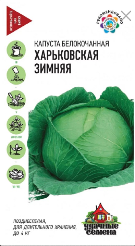 картинка Капуста Харьковская Зимняя 0,5 г Г семена от магазина Евродом