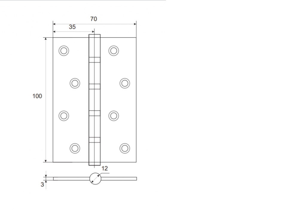 картинка Петля Apecs 100*70-B4-Steel-AC от магазина Евродом