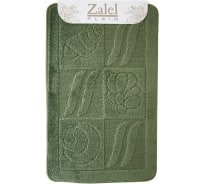 картинка Коврик для ванной 1 предм. ZALEL 55х85 см зеленый от магазина Евродом
