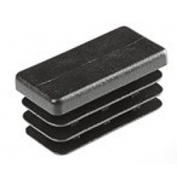 картинка Заглушка пластик черная 40х25мм от магазина Евродом