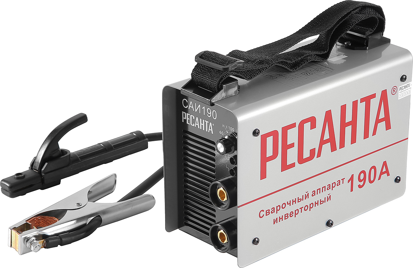 картинка Сварочный аппарат инверторный Ресанта САИ 190 от магазина Евродом
