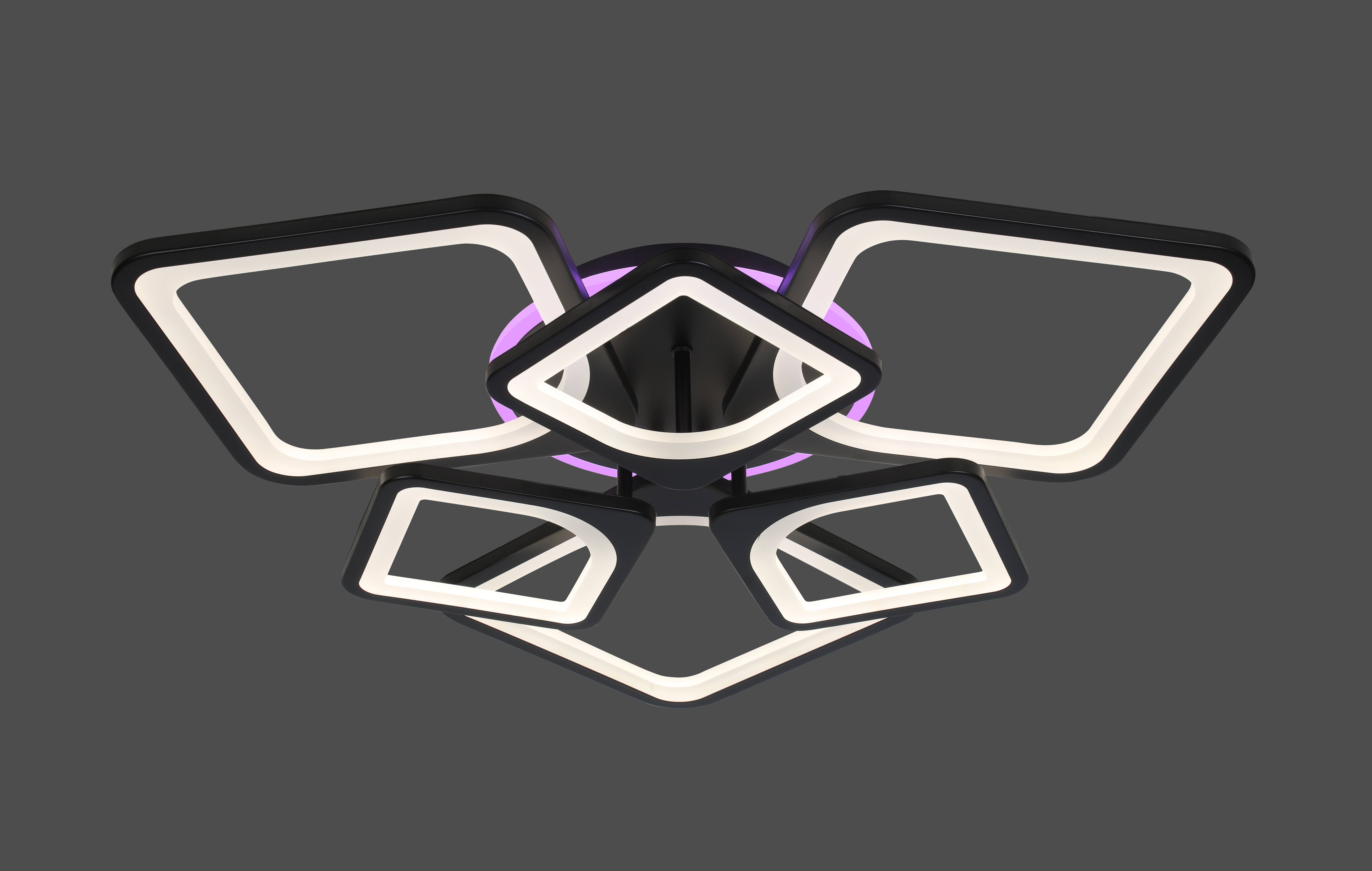 картинка 3011/3+3 BK+RGB Светильник потолочный от магазина Евродом