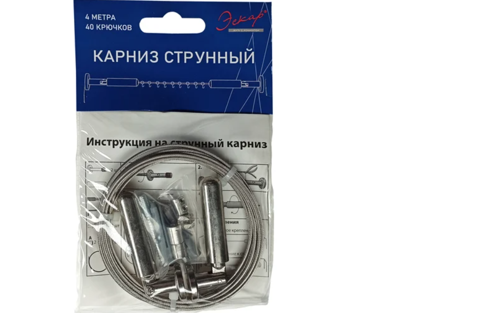 картинка Карниз струнный, 4 м Эскар  от магазина Евродом