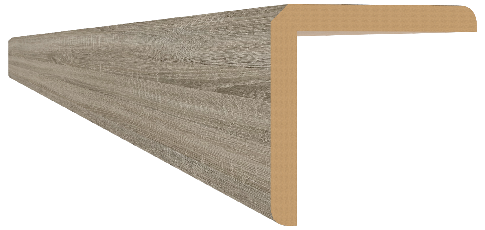 картинка Угол МДФ Дуб Санремо бежевый 2700х24х24мм от магазина Евродом