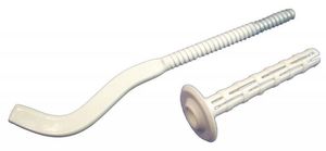 картинка Крепление радиаторное прямое белое 8х180 твек 6.3. от магазина Евродом