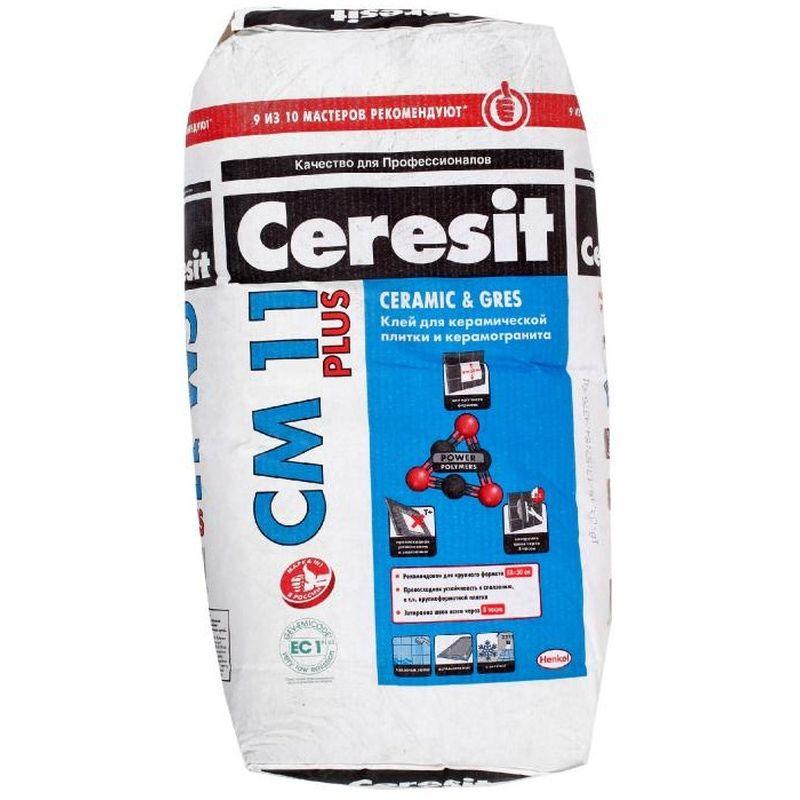 картинка Клей для плитки Сeresit СМ11 Плюс 25кг от магазина Евродом