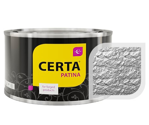 картинка Эмаль Церта Патина серебро 0,08кг от магазина Евродом
