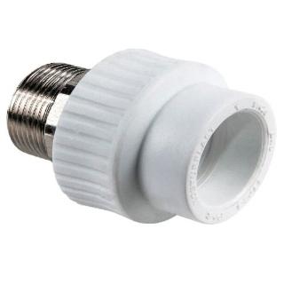картинка ПП Муфта комб. нар. р. Ø32*1"  VALFEX Белый от магазина Евродом