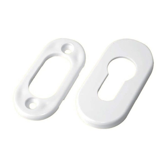 картинка Накладка на цилиндр ПВХ, белая от магазина Евродом