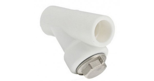 картинка Фильтр косой внутр./внутр. Ø25 PRO AQUA Белый (50) от магазина Евродом