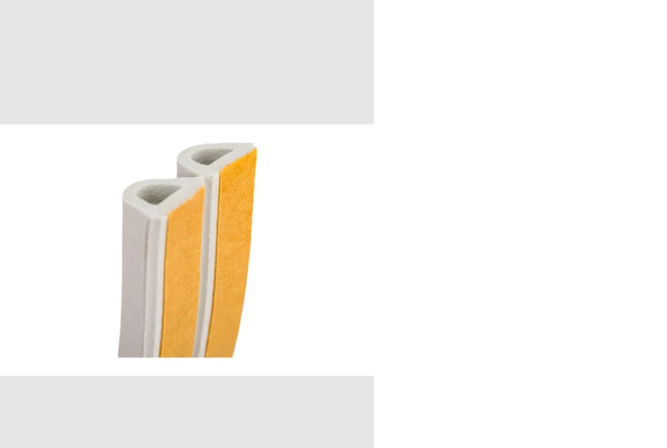 картинка Уплотнитель D-профиль белый 12х14мм одинарная полоска от магазина Евродом