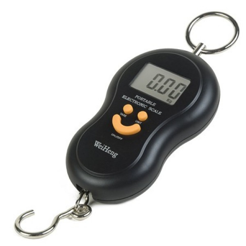 картинка Весы-безмен электронные пластмассовые до 50 кг от магазина Евродом